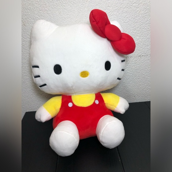 Hello Kitty Other - Hello Kitty Stuffed Animal - Red, White, and Yellow